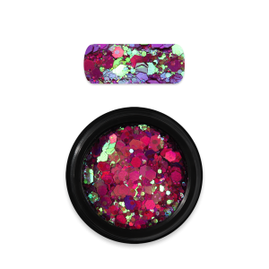 Moyra spīdumi dizainam Holo Glitter Mix No.14, Chameleon Mauve