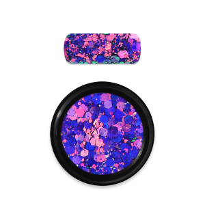 Moyra spīdumi dizainam Holo Glitter Mix No.15, Chameleon Purple