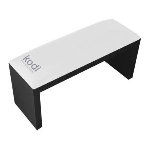 KODI Roku balsts manikīram uz melnām kājām, krāsa White