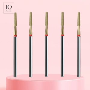 IQ NAILS 5-dimanta uzgaļu Konuss komplekts ar zelta ZRN pārklājumu [IQN PACKIET 23]