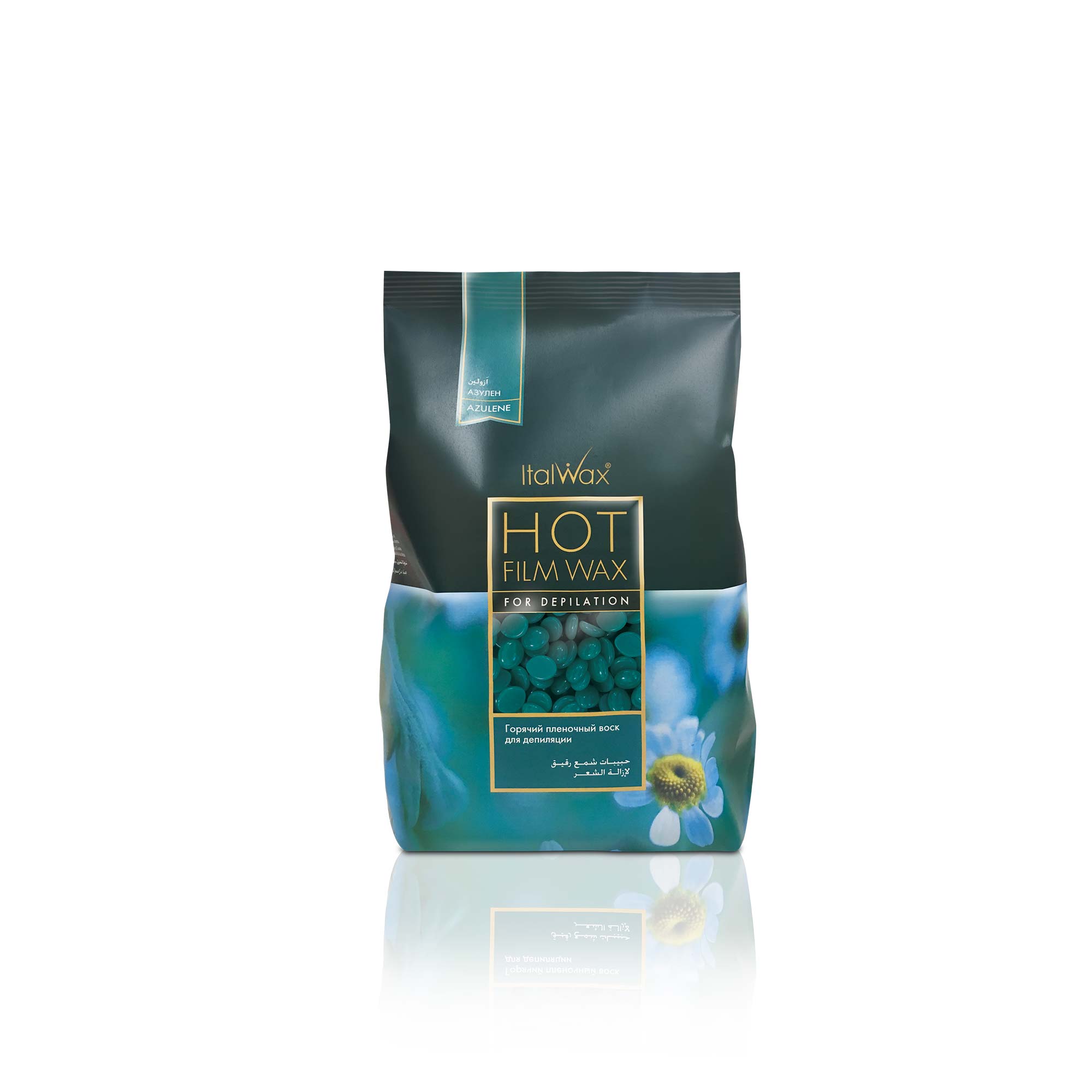 ItalWax HOT Film WAX Karstais plēves vasks - AZULENE 500 g