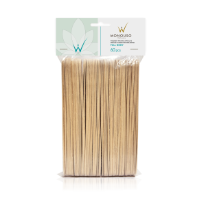 Italwax Koka špāteles vaksācijai Full Body, 200x24x1,6 mm, 100 gab. (D000217)