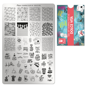 Moyra Dolce Vita Nr.94 nagu dizaina apzīmogošanas (stempinga) plāksne