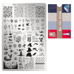 Moyra Sea you soon Nr.110 dizaina apzīmogošanas (stempinga) plāksne
