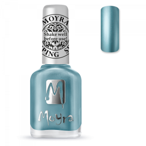 Moyra Stamping nagu laka Nr. SP26 Chrome Blue