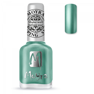 Moyra Stamping nagu laka Nr. SP27 Chrome Green