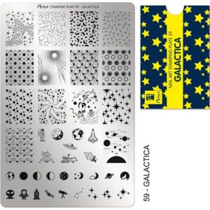 Moyra Galactica Nr.59 nagu dizaina apzīmogošanas (stempinga) plāksne