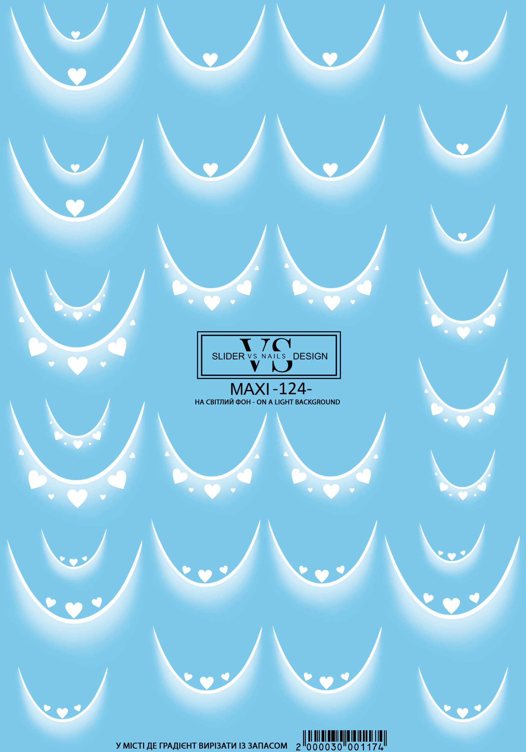 VS NAILS Sliders Maxi Nr.124