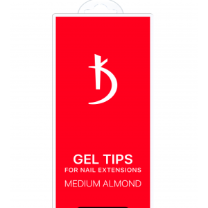 KODI Gēla tipši nagu pieaudzēšanai MEDIUM ALMOND 240gab.