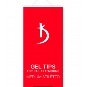 KODI Gēla tipši nagu pieaudzēšanai MEDIUM STILLETO 240gab.