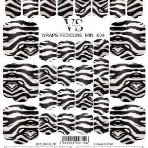 VS NAILS Pedicure Miniwraps Nr.4
