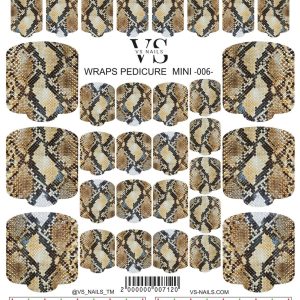 VS NAILS Pedicure Miniwraps Nr.6