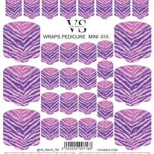 VS NAILS Pedicure Miniwraps Nr.10