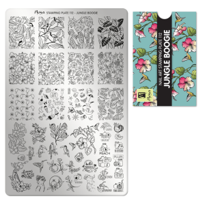 Moyra Jungle Boogie Nr.112 nagu dizaina apzīmogošanas (stempinga) plāksne