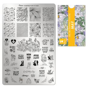 Moyra May Nr.141 nagu dizaina apzīmogošanas (stempinga) plāksne