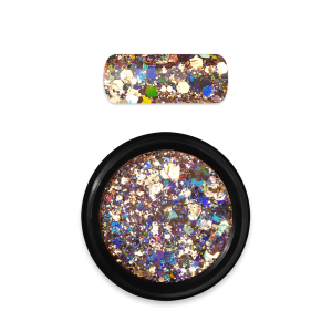 Moyra spīdumi dizainam Holo Glitter Mix No.02, Gold