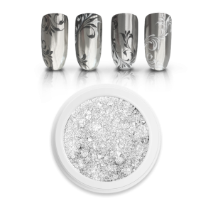 Moyra pigments ar spoguļa efektu No.01., sudraba