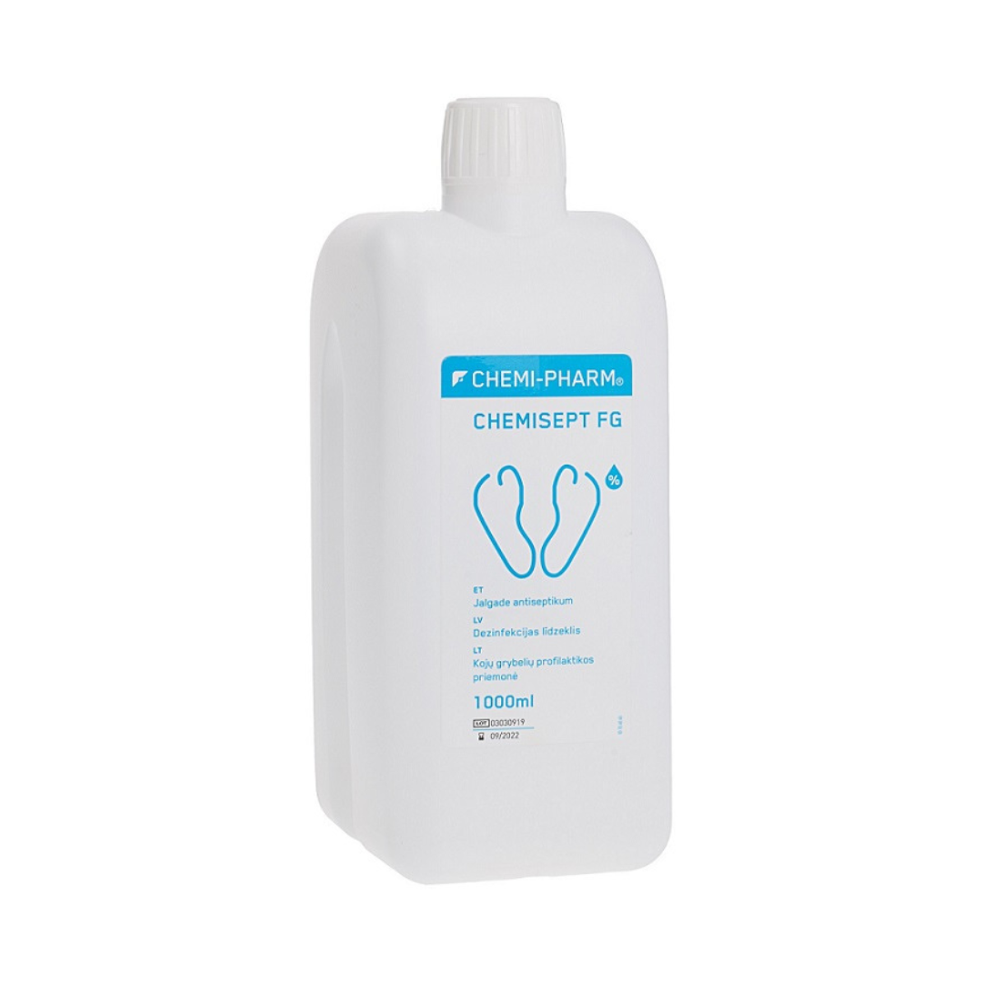 CHEMISEPT FG dezinfekcijas līdzeklis ar pretsēnīšu iedarbību, 1000 ml