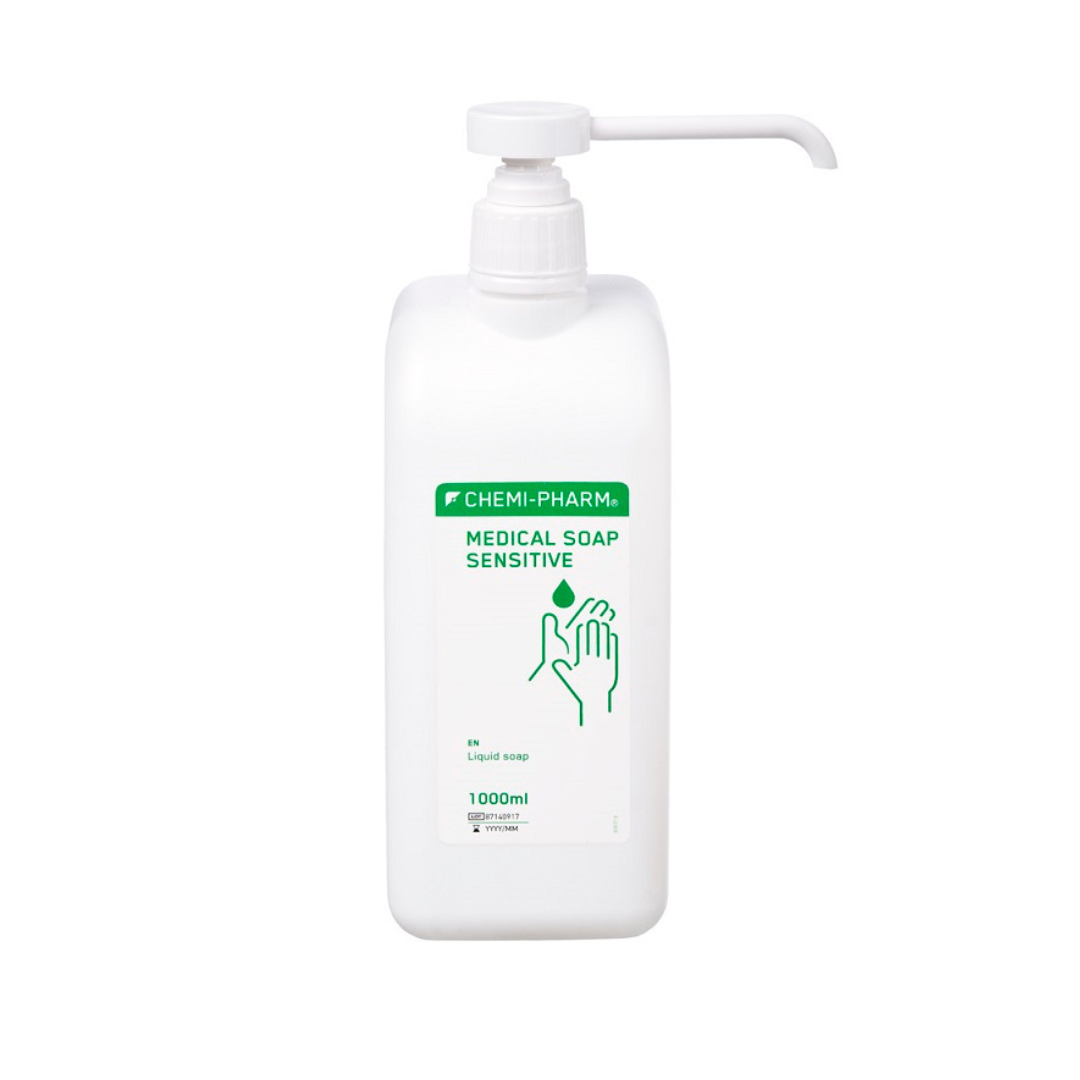 CHEMI-PHARM MEDICAL SOAP SENSITIVE PH 5.5, 1000 ml, ar izsmidzinātāju