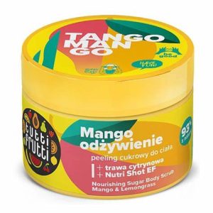 Farmona TUTTI FRUTTI Barojošs cukura ķermeņa skrubis Mango un citronzāle 300g