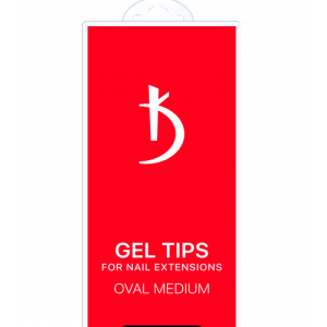 KODI Gēla tipši nagu pieaudzēšanai OVAL MEDIUM 240gab.