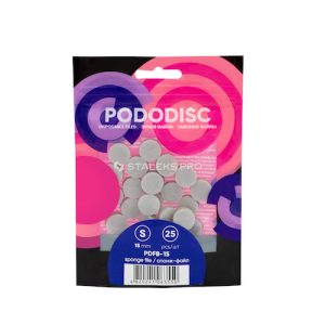 STALEKS Sponžs pedikīra diskam PODODISC S (25 gab.)[PDFB-15]