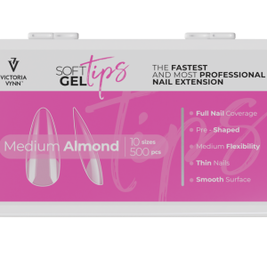 Victoria Vynn Gēla tipši - Medium Almond, 500gb