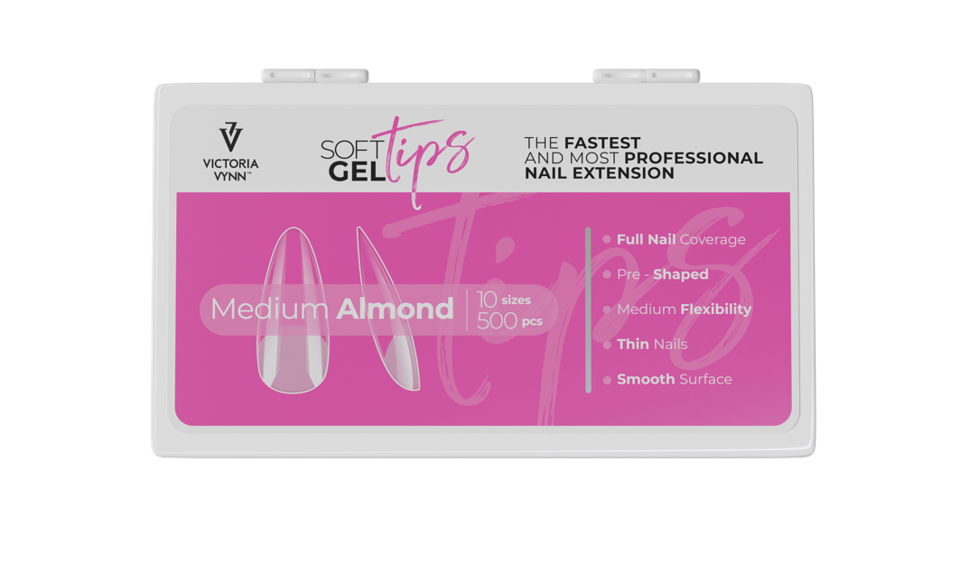 Victoria Vynn Gēla tipši - Medium Almond, 500gb