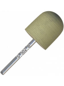 Kodi Silikona pulētājs, noapoļots cilindrs, mīksts abrazīvs, D-15mm, Darba daļa 17mm