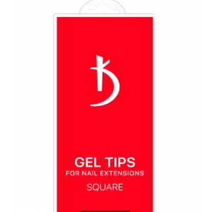 KODI Gēla tipši nagu pieaudzēšanai SQUARE 240gab.