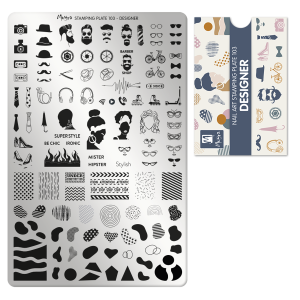 Moyra Designer Nr.103 nagu dizaina apzīmogošanas (stempinga) plāksne