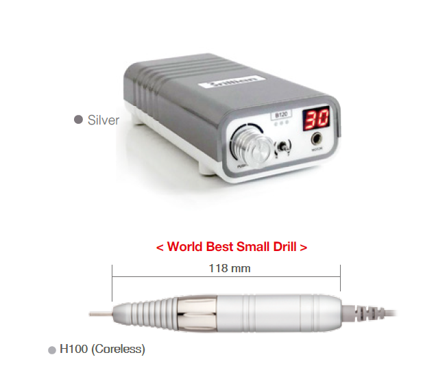 STRONG B120/H100 ar akumulatoru (Sudraba) (30 000 apgr./min.)