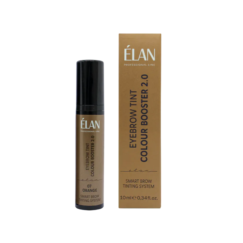 Elan Eyebrow Tint Colour Booster 2.0 - 07 ORANGE 10ml (ar pumpi)