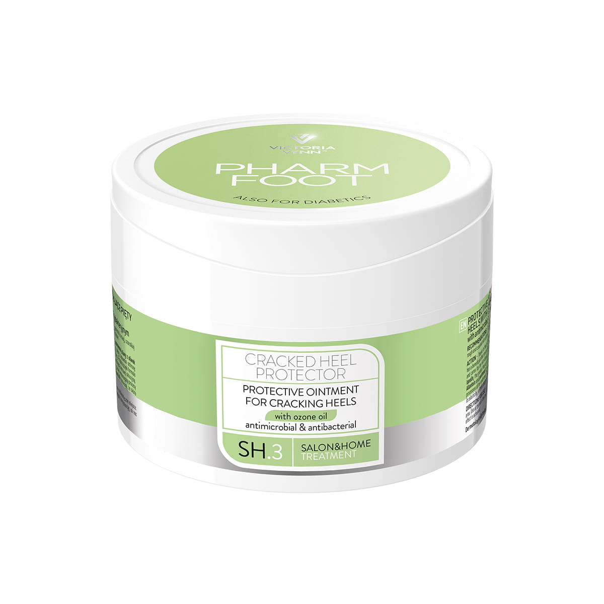 PHARM FOOT Ziede saplaisājušām pēdām ar ozona eļļu , CRACKED HEEL PROTECTOR 200ml