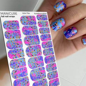 Pedicure cabinet manikīra plēve ar zelta foliju [WM-794]