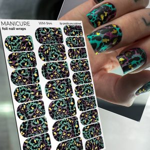 Pedicure cabinet manikīra plēve ar zelta foliju [WM-944]