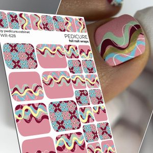 Pedicure cabinet pedikīra plēve ar krāsainu foliju [WR-628]