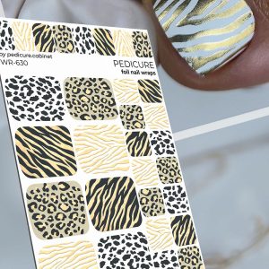 Pedicure cabinet pedikīra plēve ar krāsainu foliju [WR-630]