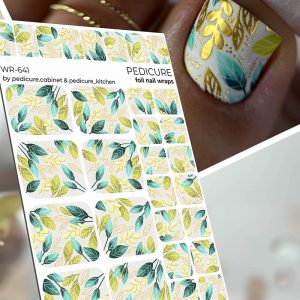 Pedicure cabinet pedikīra plēve ar zelta foliju [WR-641]