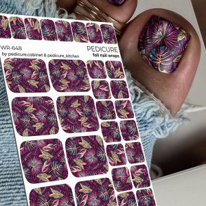 Pedicure cabinet pedikīra plēve ar zelta foliju [WR-648]