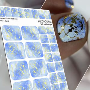 Pedicure cabinet pedikīra plēve ar zelta foliju [WR-657]