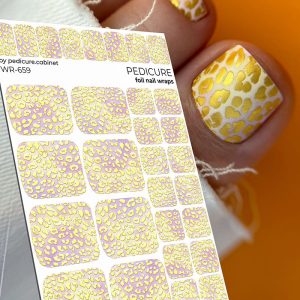 Pedicure cabinet pedikīra plēve ar zelta foliju [WR-659]