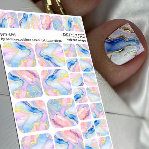 Pedicure cabinet pedikīra plēve ar zelta foliju [WR-686]