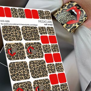 Pedicure cabinet pedikīra plēve ar zelta foliju [WR-688]