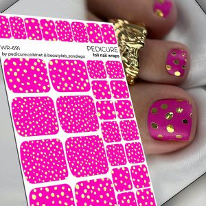 Pedicure cabinet pedikīra plēve ar zelta foliju [WR-691]