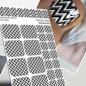 Pedicure cabinet pedikīra plēve ar sudraba foliju [WR-693]