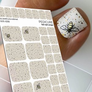 Pedicure cabinet pedikīra plēve ar zelta foliju [WR-698]