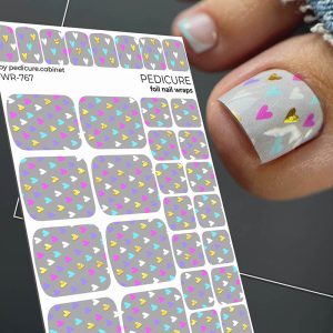 Pedicure cabinet pedikīra plēve ar zelta foliju [WR-767]