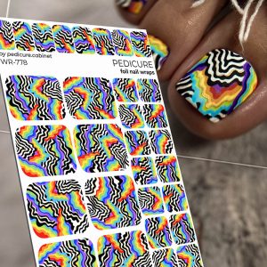 Pedicure cabinet pedikīra plēve ar zelta foliju [WR-778]