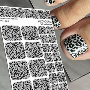 Pedicure cabinet pedikīra plēve ar sudraba foliju [WR-852]